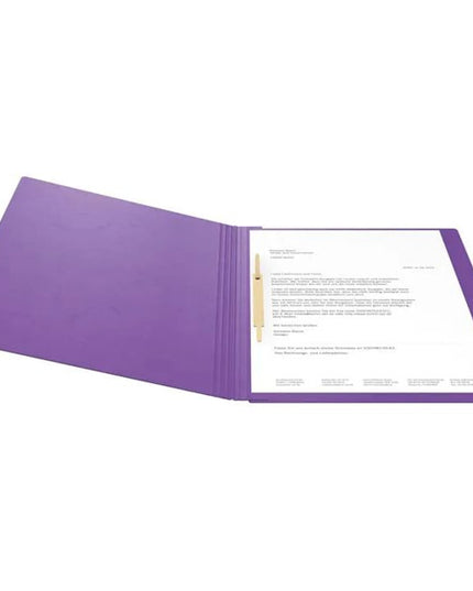 Snelhechtmap glanskarton 355g - A4 - paars