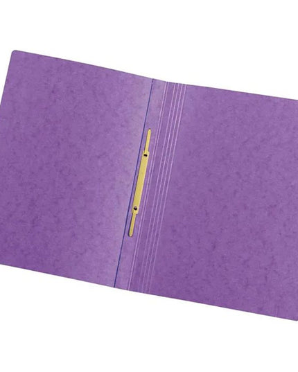 Snelhechtmap glanskarton 355g - A4 - paars
