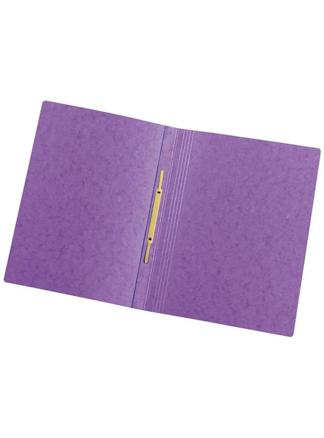 Snelhechtmap glanskarton 355g - A4 - paars