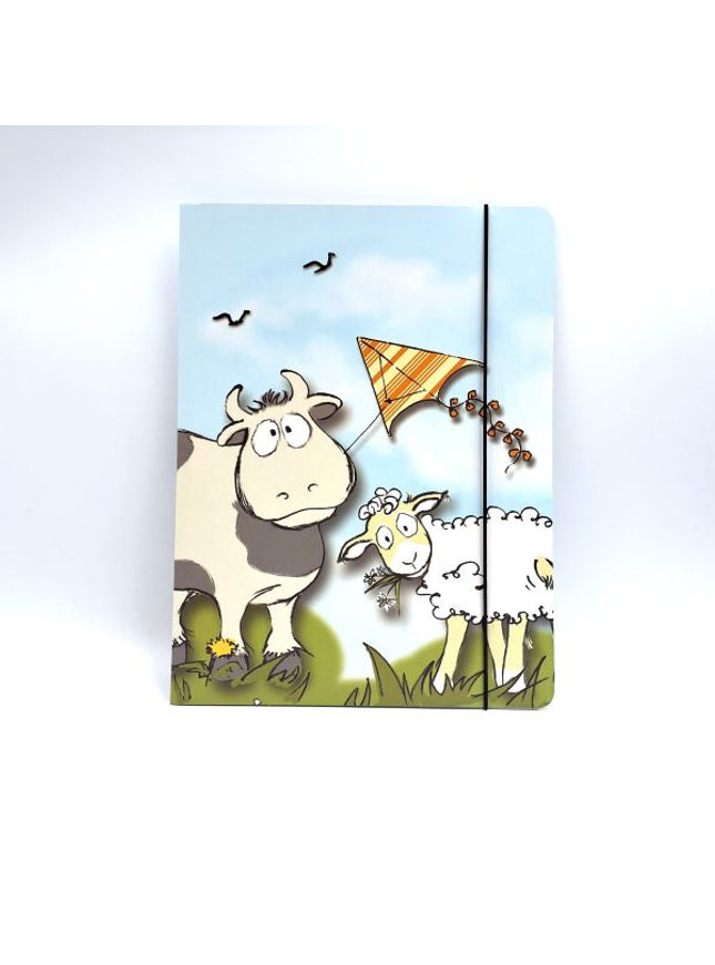 Map A4 "koe en schaap"