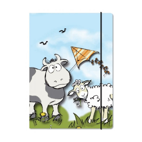 Carte A4 « vache et mouton »