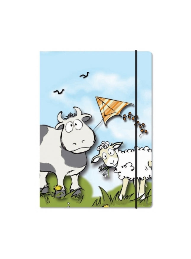 Map A4 "koe en schaap"