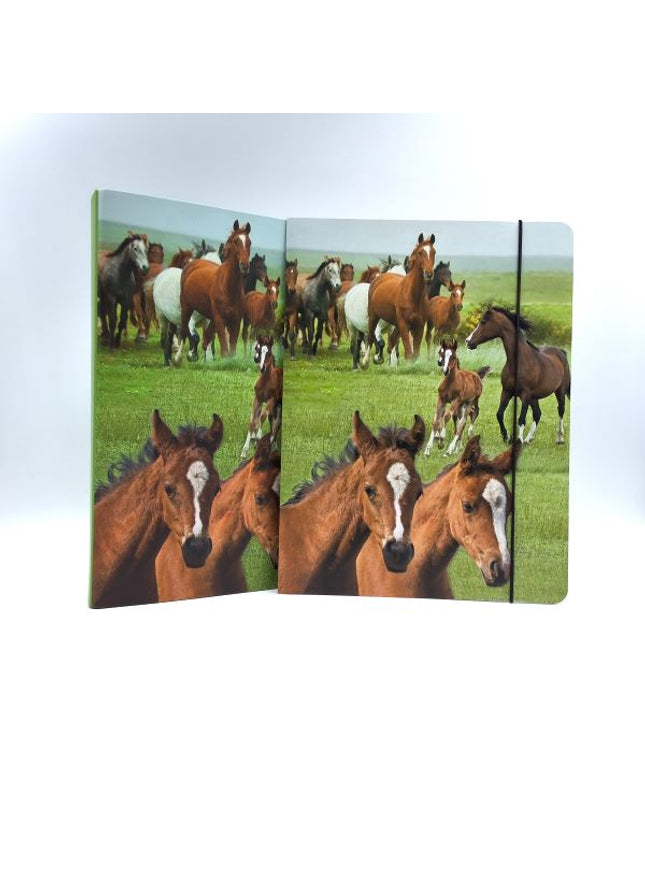 Map A4 "wilde paarden"