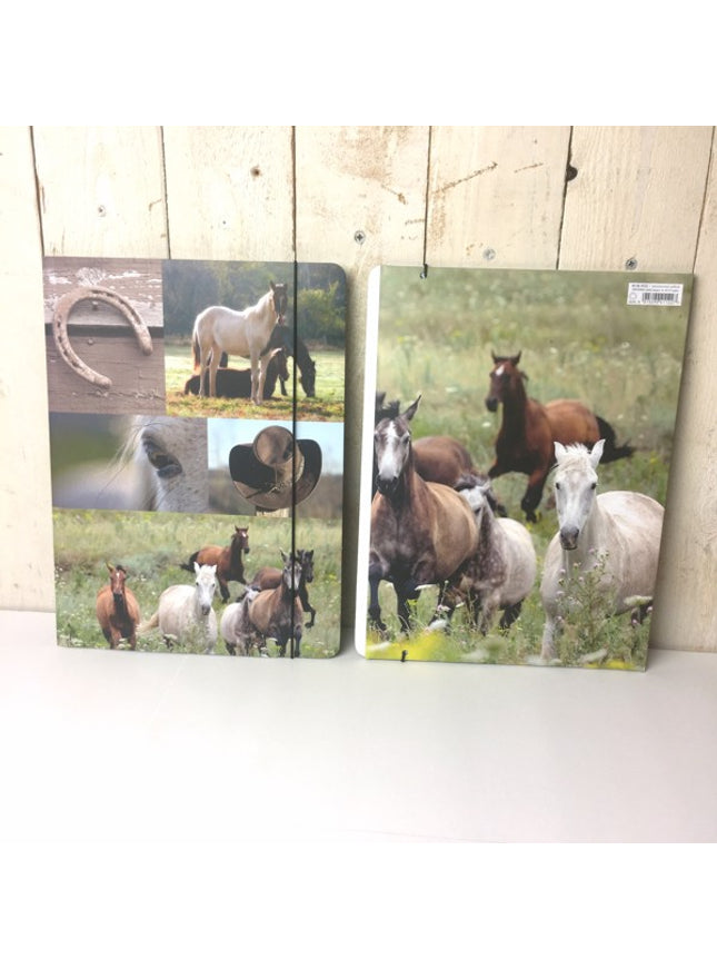 Map A4 "paarden collage"