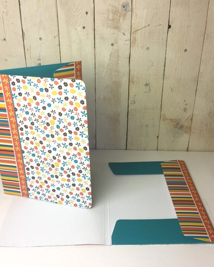 Map A4 "kleine bloemen"