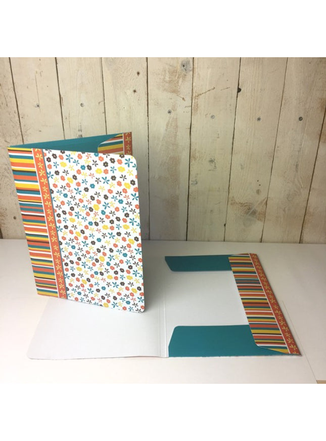 Map A4 "kleine bloemen"