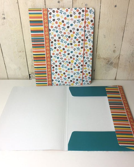 Map A4 "kleine bloemen"