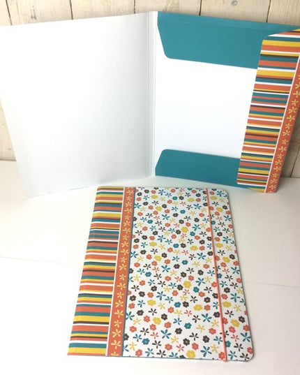 Map A4 "kleine bloemen"