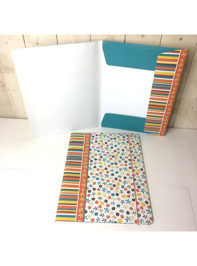 Map A4 "kleine bloemen"