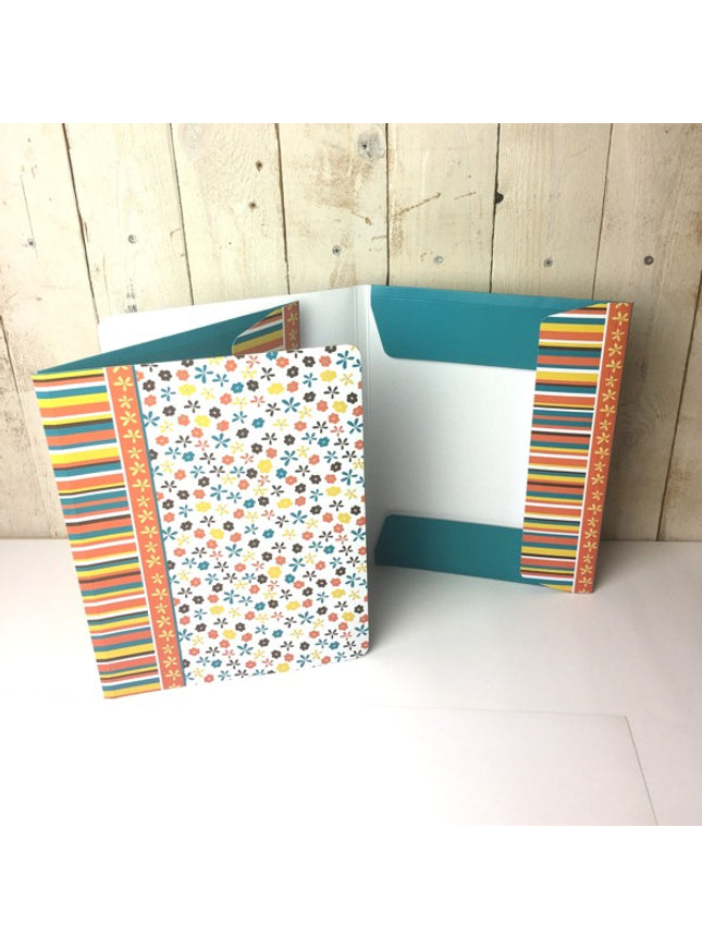 Map A4 "kleine bloemen"