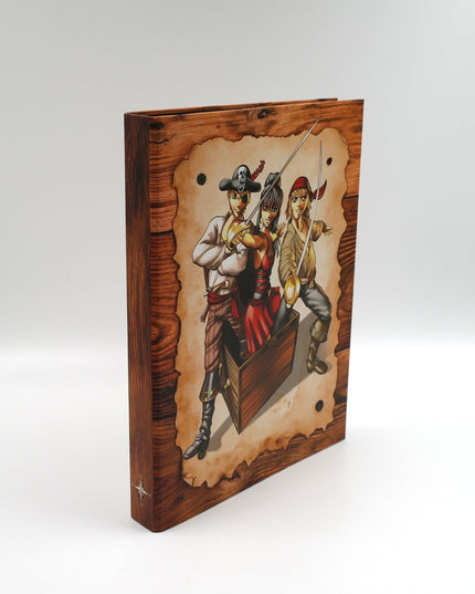 Classeur à anneaux en carton recyclé - pirates