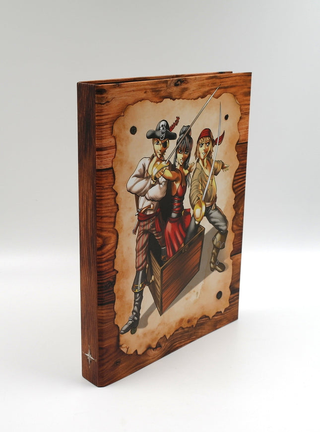 Classeur à anneaux en carton recyclé - pirates