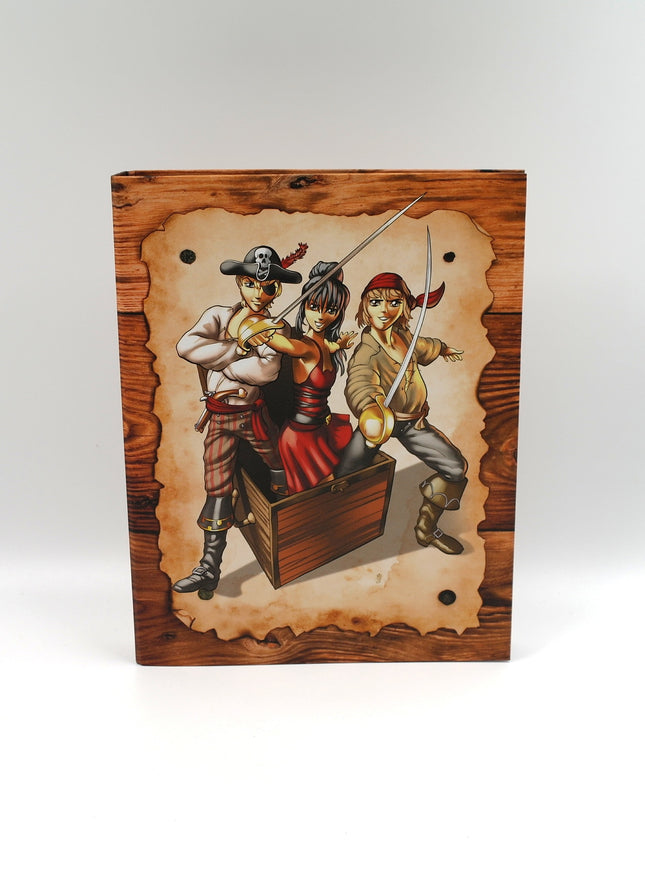 Classeur à anneaux en carton recyclé - pirates