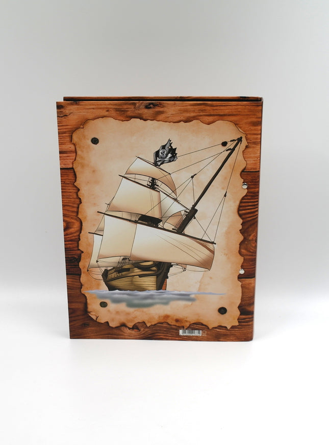 Classeur à anneaux en carton recyclé - pirates