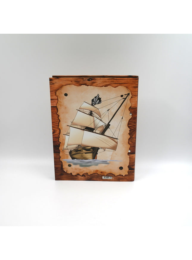 Ringmap recycled karton - piraten