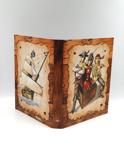 Classeur à anneaux en carton recyclé - pirates
