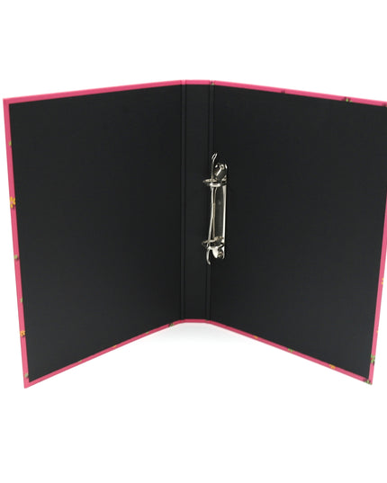 Classeur à anneaux en carton recyclé - 2 girafes