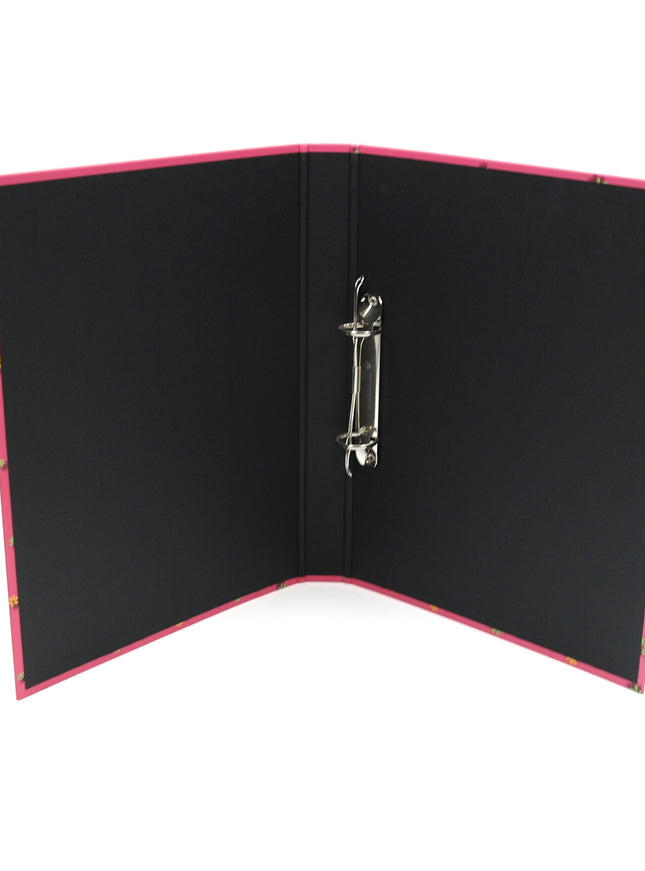 Classeur à anneaux en carton recyclé - 2 girafes