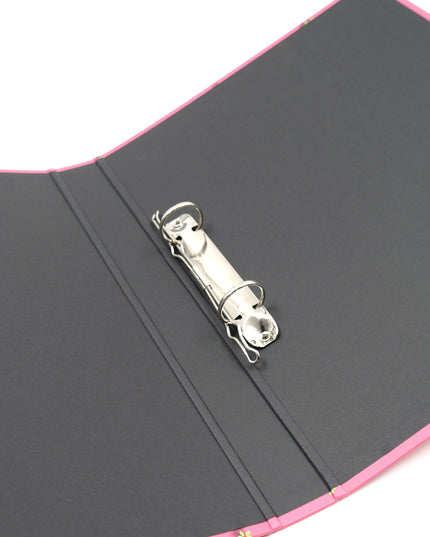 Classeur à anneaux en carton recyclé - 2 girafes