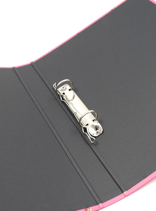 Classeur à anneaux en carton recyclé - 2 girafes