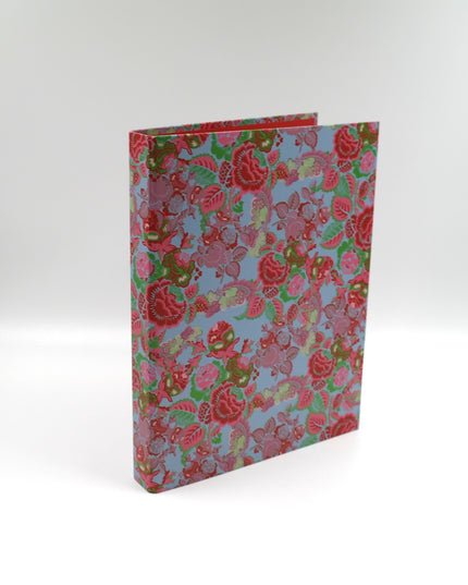 Classeur à anneaux en carton recyclé - Roses rouges