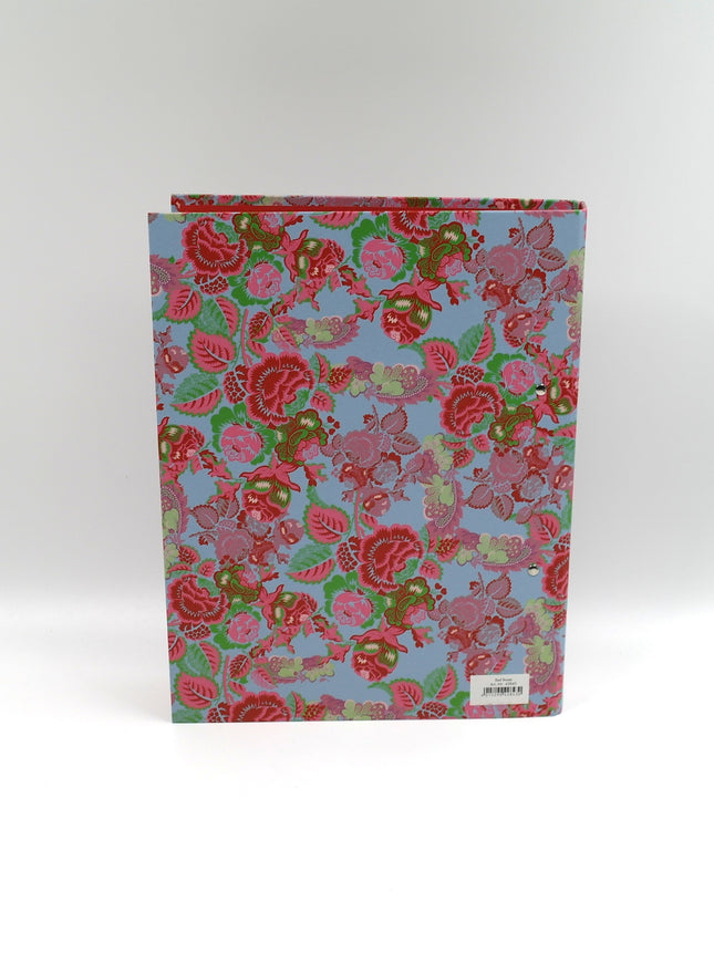 Classeur à anneaux en carton recyclé - Roses rouges