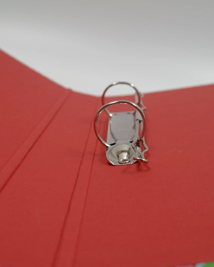 Classeur à anneaux en carton recyclé - Roses rouges