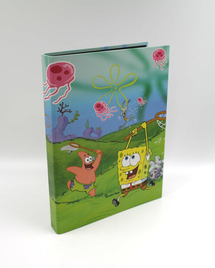 Classeur à anneaux en carton recyclé - Bob l'éponge
