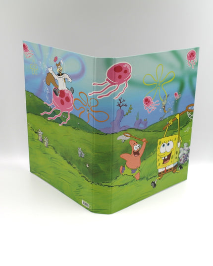 Classeur à anneaux en carton recyclé - Bob l'éponge