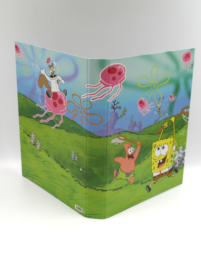 Classeur à anneaux en carton recyclé - Bob l'éponge