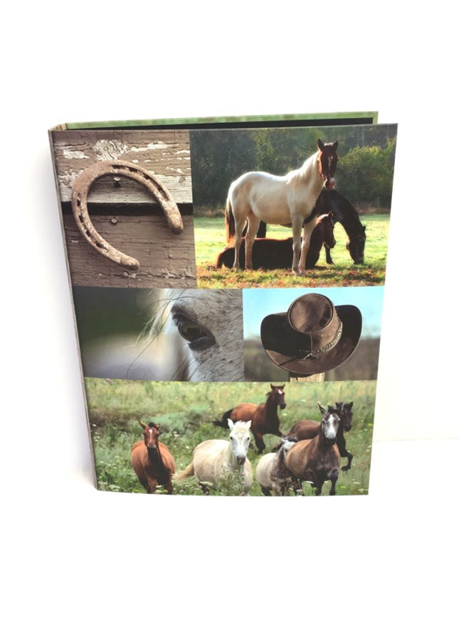 Ringmap recycled karton - paarden collage