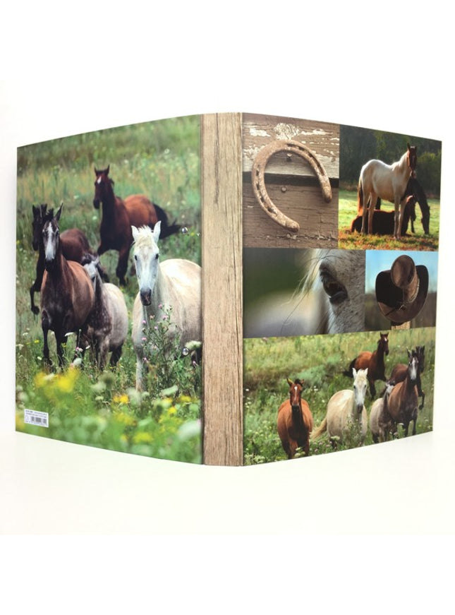 Ringmap recycled karton - paarden collage
