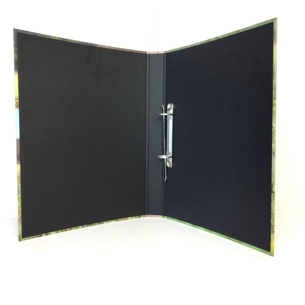 Classeur à anneaux en carton recyclé - collage de chevaux