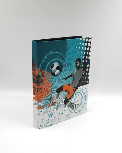 Classeur à anneaux en carton recyclé - football