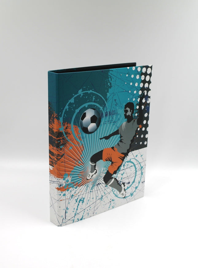 Classeur à anneaux en carton recyclé - football