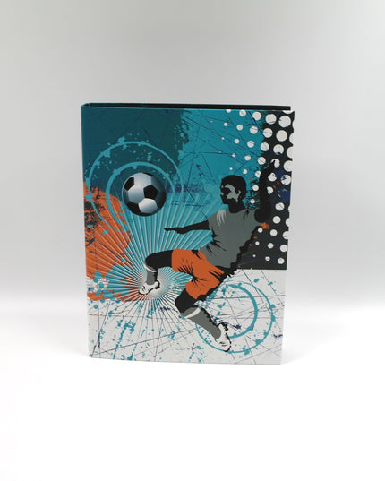 Classeur à anneaux en carton recyclé - football