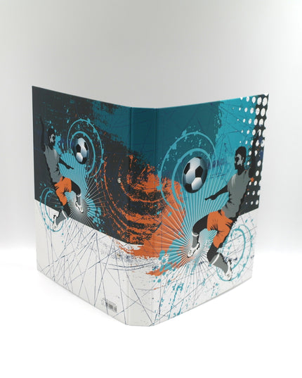 Classeur à anneaux en carton recyclé - football