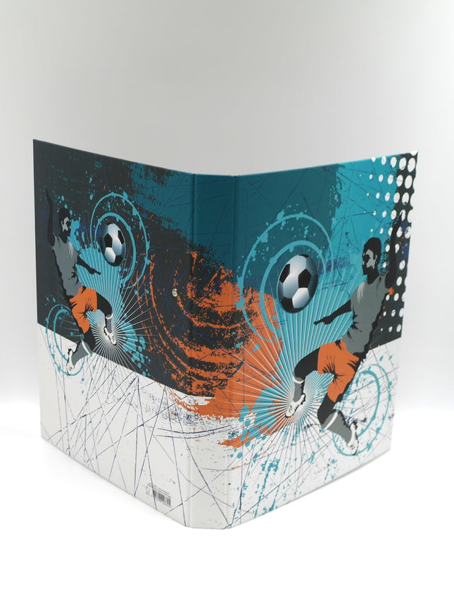 Classeur à anneaux en carton recyclé - football