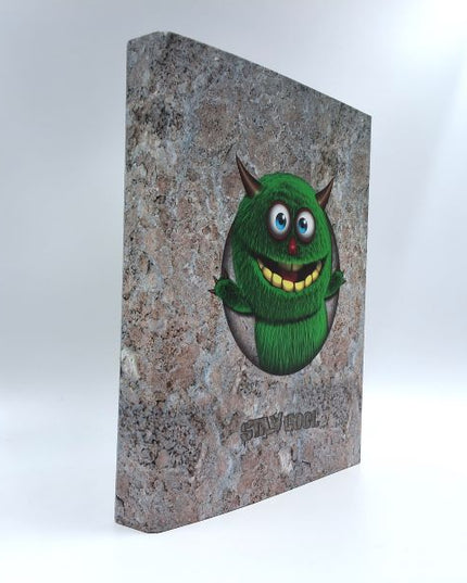 Classeur à anneaux en carton recyclé - échantillon d'herbe