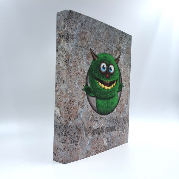 Classeur à anneaux en carton recyclé - échantillon d'herbe