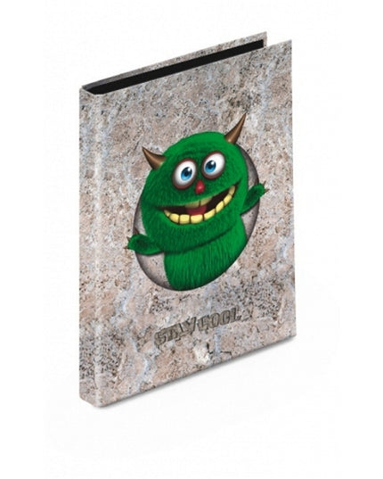 Classeur à anneaux en carton recyclé - échantillon d'herbe