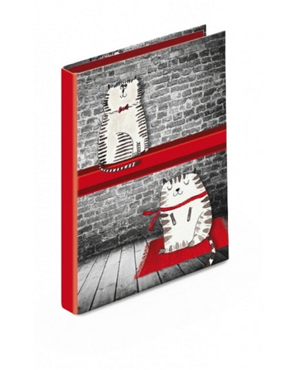 Classeur à anneaux en carton recyclé - Chats