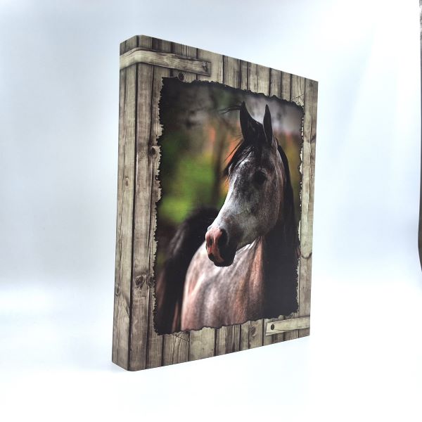 Classeur à anneaux en carton recyclé - Gray Beauty