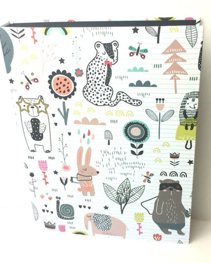 Classeur à anneaux en carton recyclé - Faune sauvage