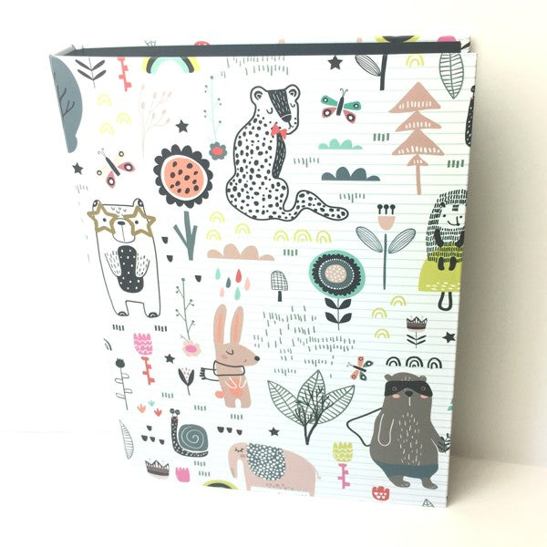 Classeur à anneaux en carton recyclé - Faune sauvage