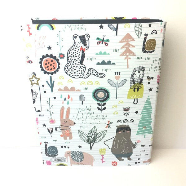 Classeur à anneaux en carton recyclé - Faune sauvage