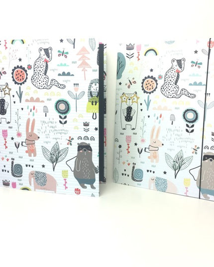 Classeur à anneaux en carton recyclé - Faune sauvage