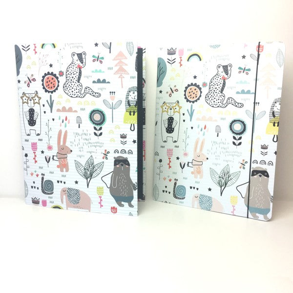 Classeur à anneaux en carton recyclé - Faune sauvage