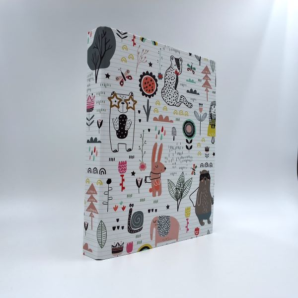 Classeur à anneaux en carton recyclé - Faune sauvage