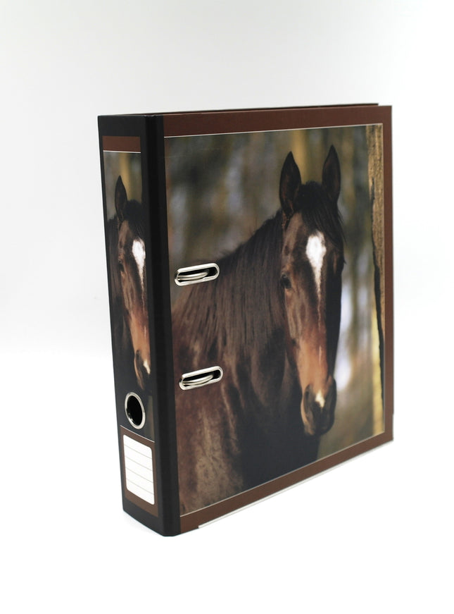 Classeur à anneaux en carton recyclé - cheval